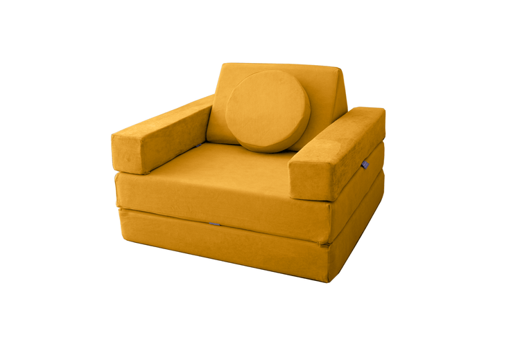Sunshine Yellow Play Couch Yellow Cushion Sets Yellow Play Sofa Possum Play AU